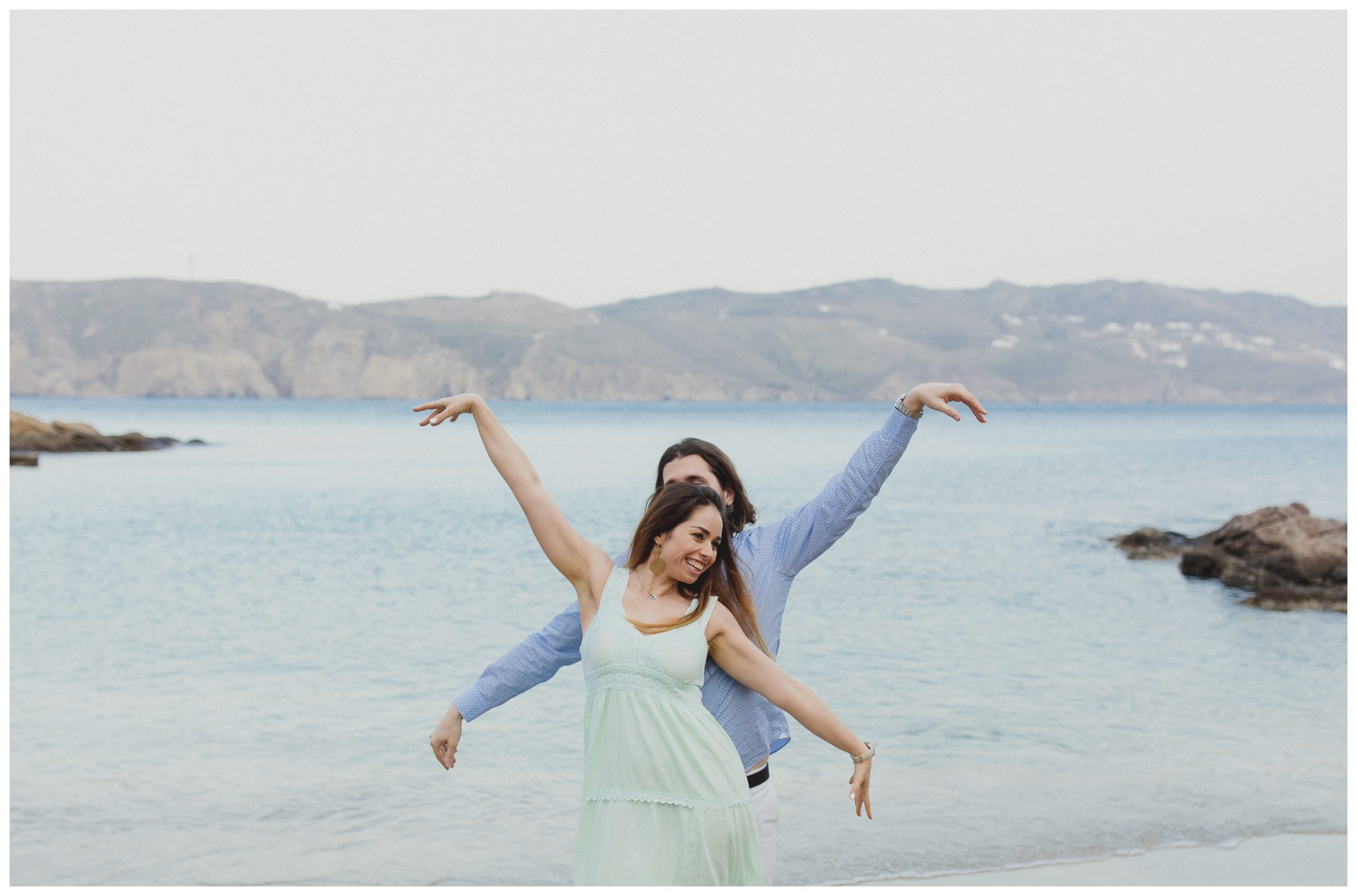 couples photography in greek island