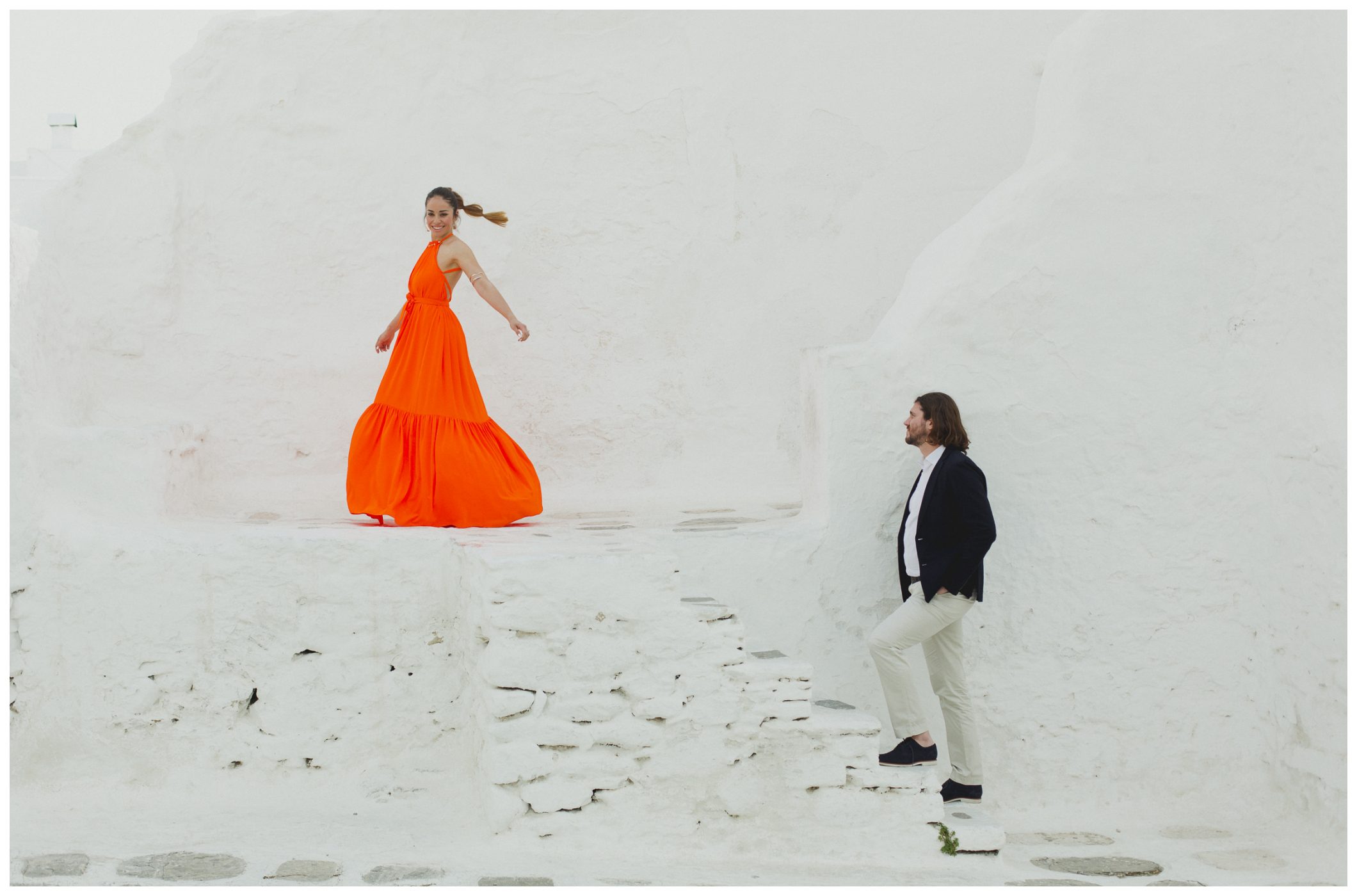 pre wedding photoshoot in Mykonos